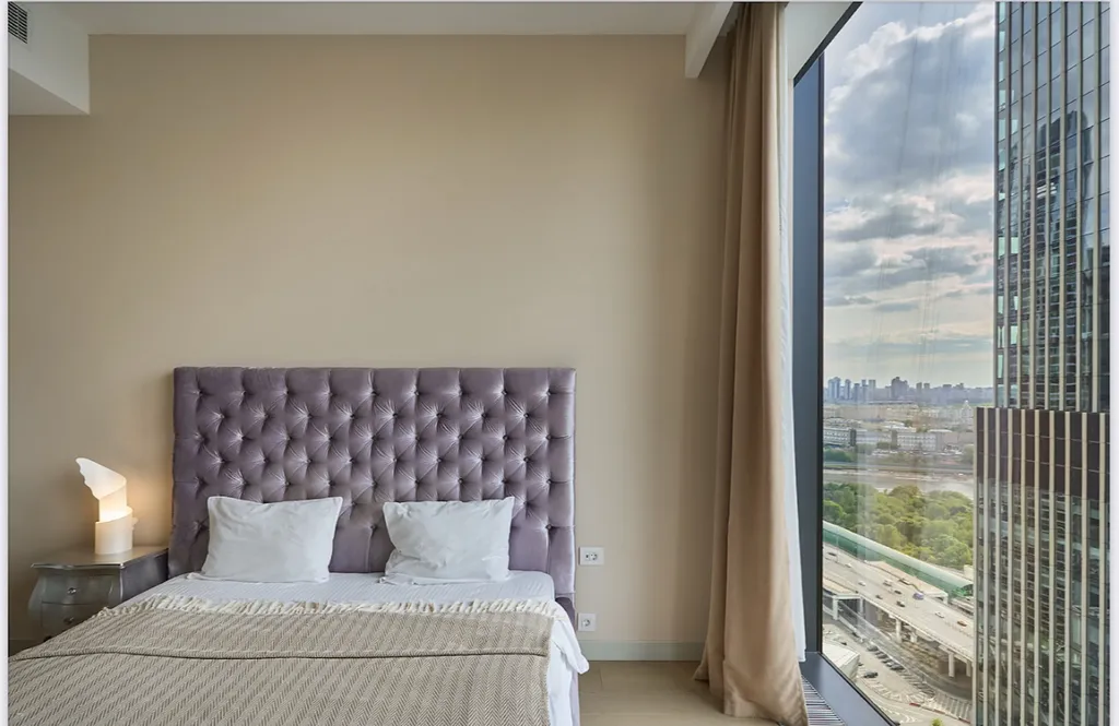 Евродвушка в neva towers 30 вид на закрытый парк