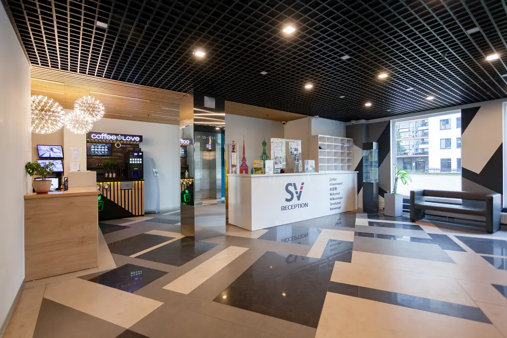 Квартира Квартира Студия в комплексе апартаментов Салют — Санкт-Петербург