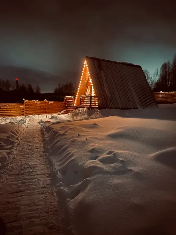 Дом с баней и чаном