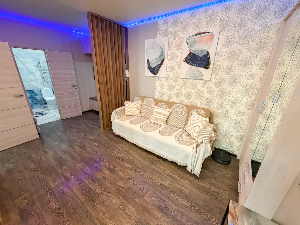 Vip-loft с джакузи, большая 1-комнатная квартира