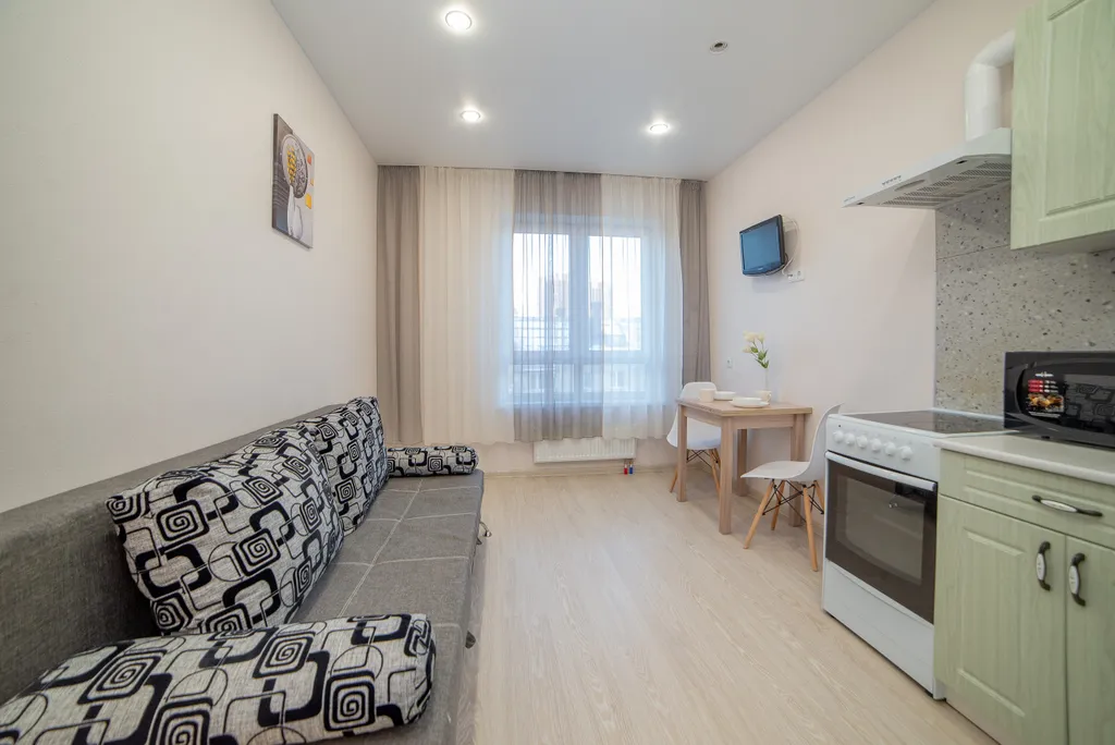 Евродвушка у метро Чкаловская для 4х гостей