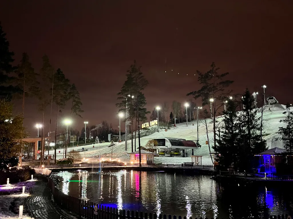 Альпийское Шале на курорте Охта Парк
