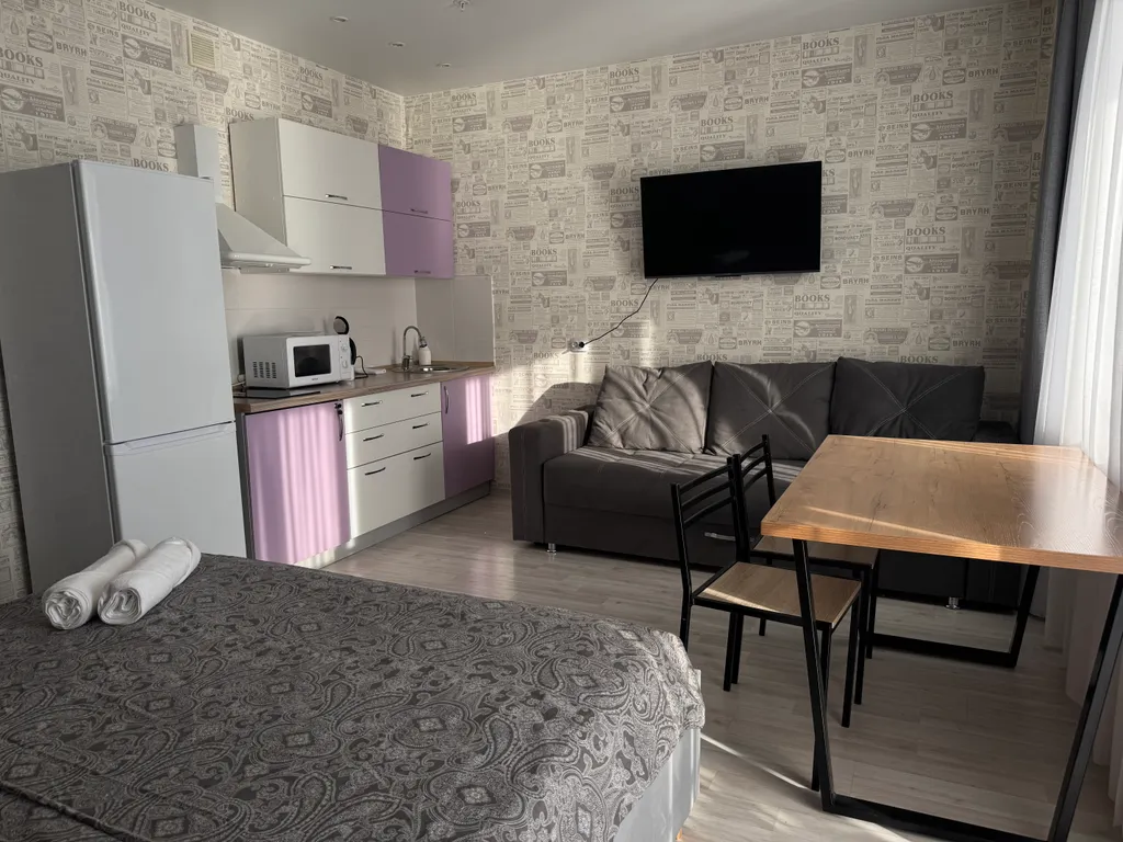Квартира Квартира Hugge Place | Студия с видом на обь — Новосибирск
