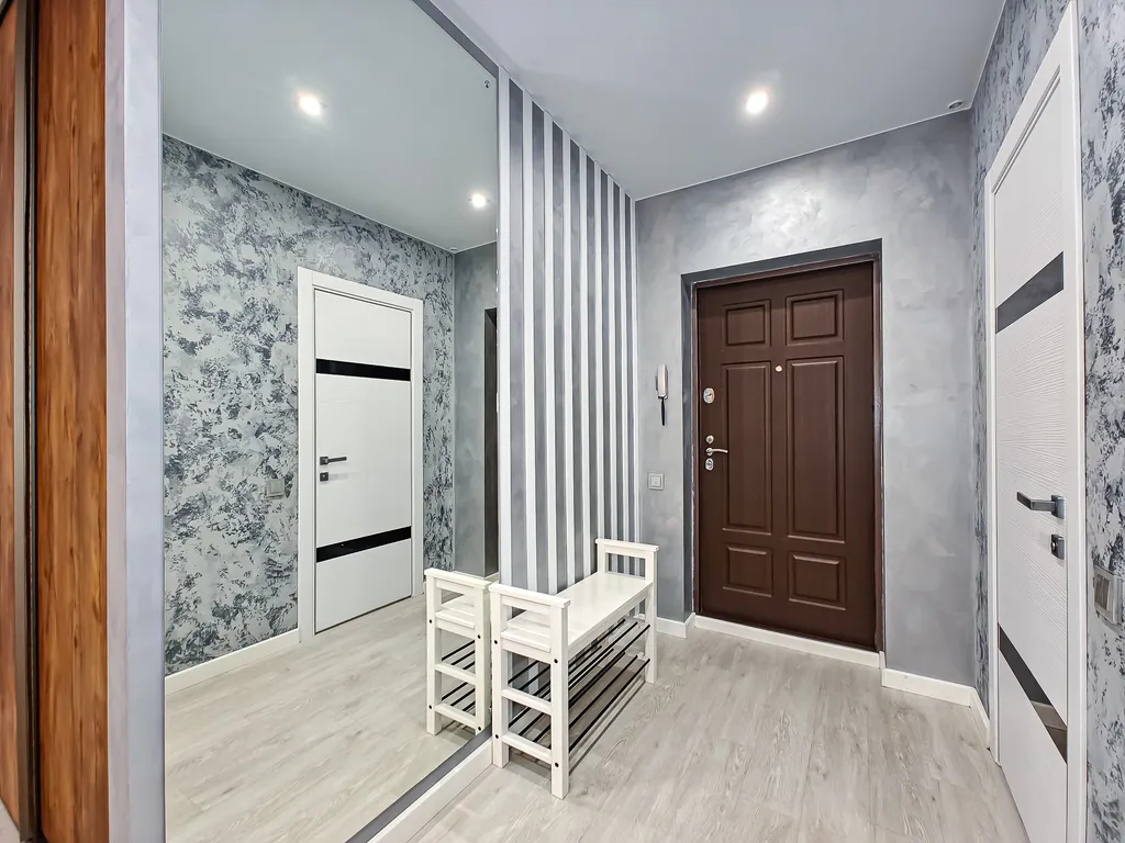 Масштабная двухкомнатная с кроватью super king-size в ЖК Дождь