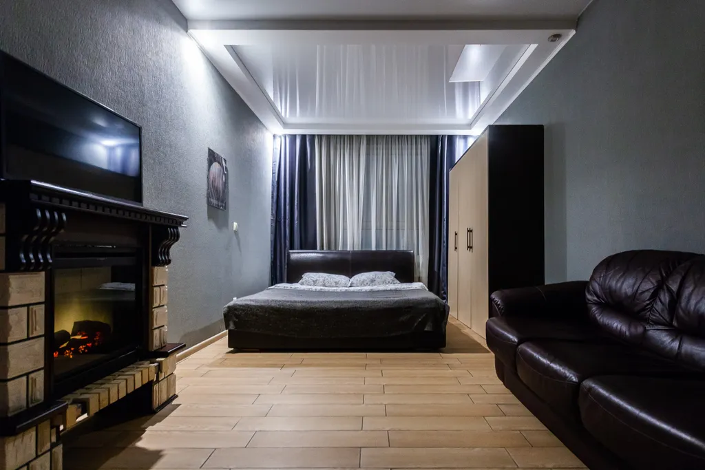 Квартира Квартира с камином, угловой ванной и видом на улицу Красную, уют с характером 24/7 — Краснодар