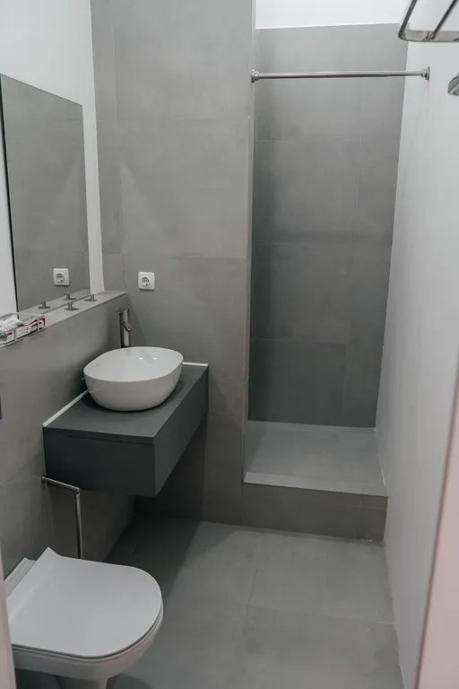 Современный двухместный номер в доме с видом на океан и вулканы