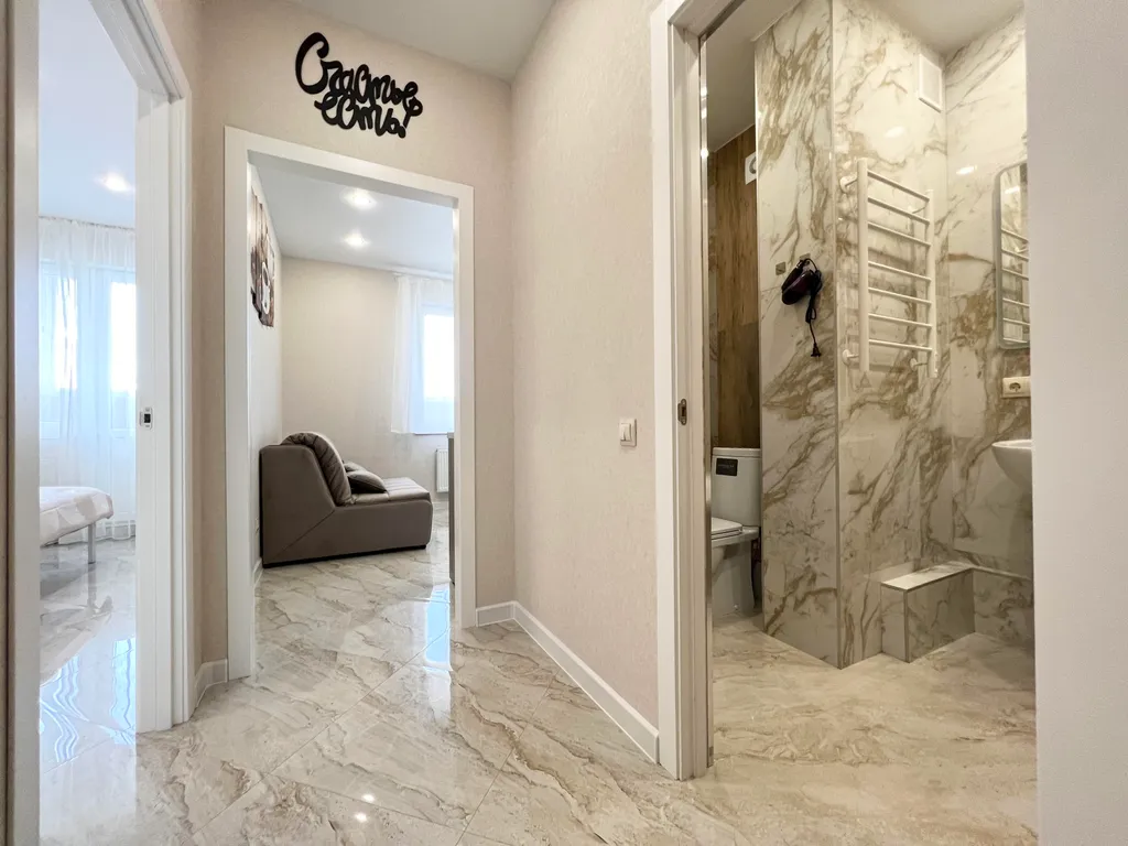 Уютная однушка с тремя отдельными спальными местами