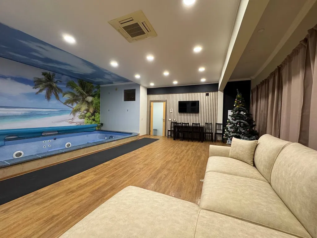 Апартаменты с бассейном и сауной