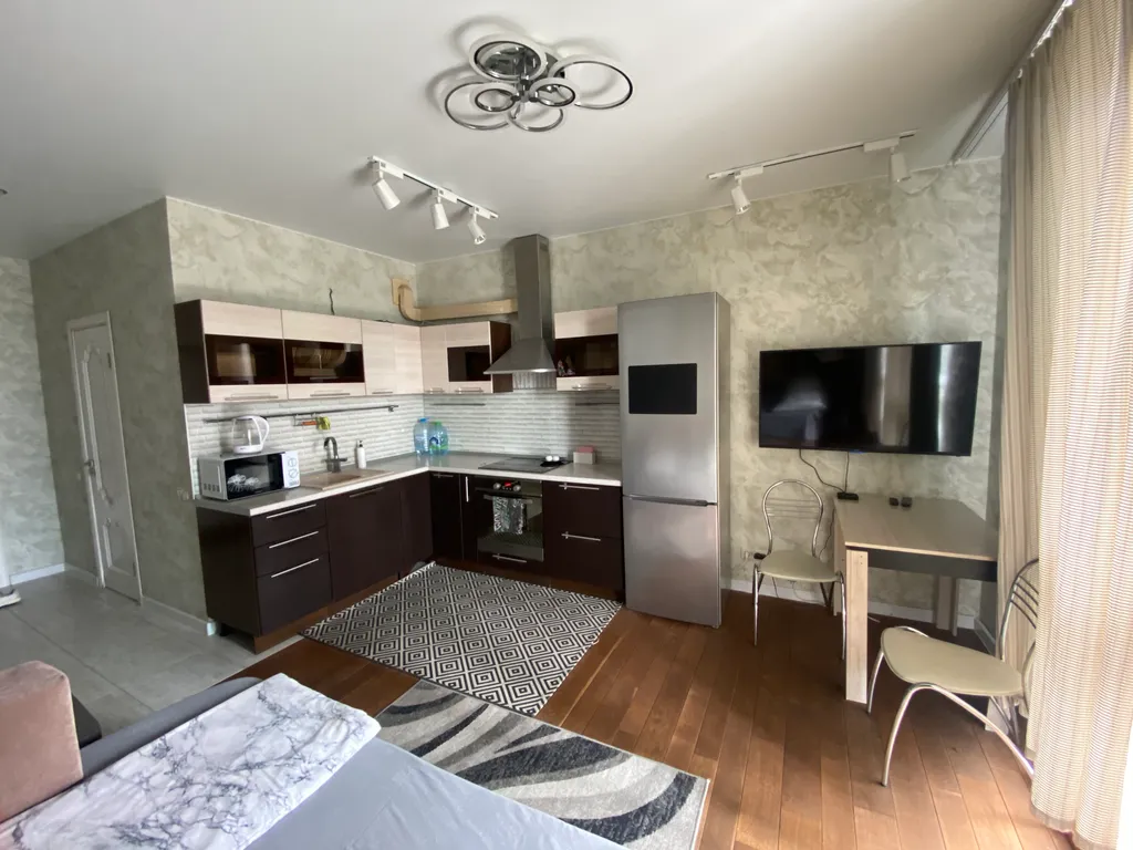 Студия с красивым видом