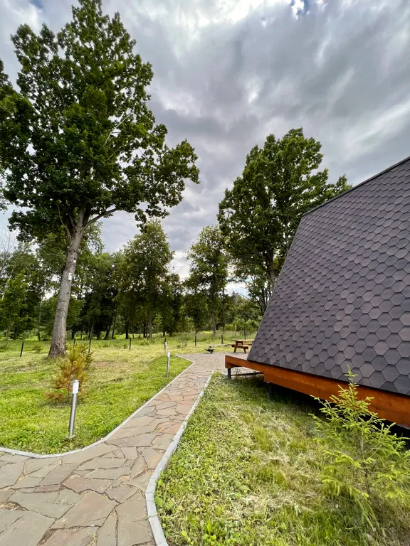 Шале с панорамным видом у реки