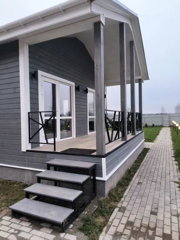 Коттедж с баней и чаном