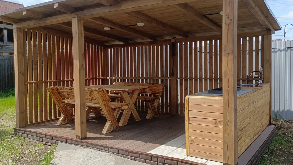 Гостевой дом с закрытой парковкой 6-местный