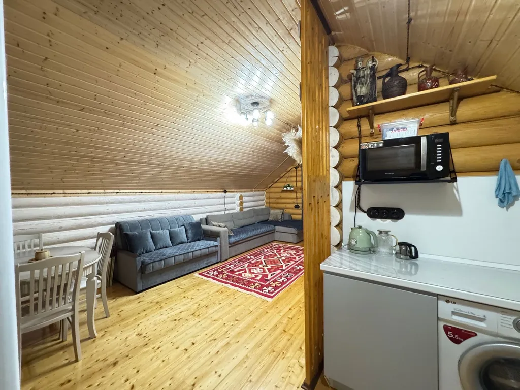 Домик у моря из бруса