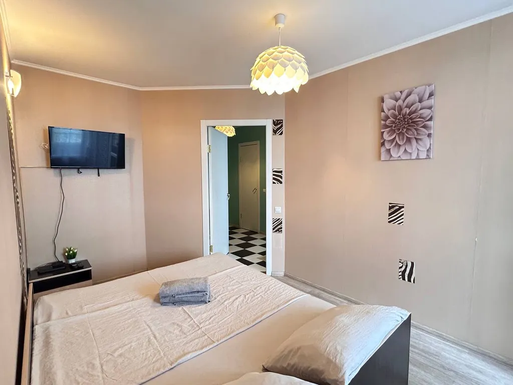 С видом на город, три раздельных спальных места