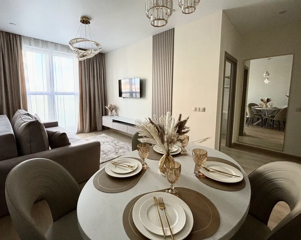 Уютная квартира с отдельной спальней на западном пляже Зеленоградска