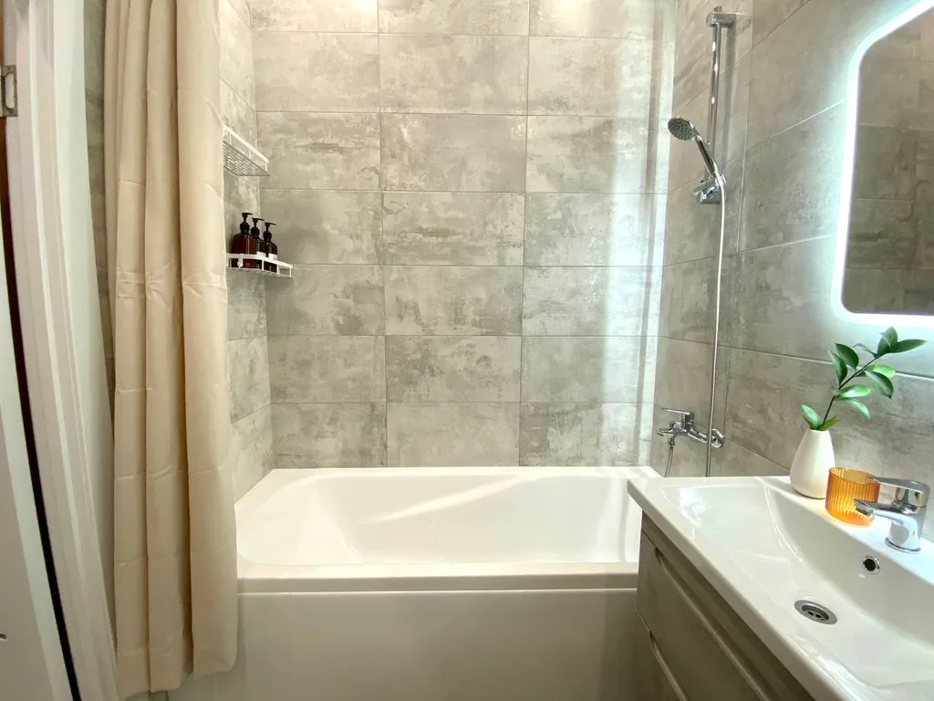 Евродвушка со своей террасой и высокими потолками