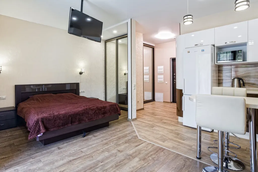 Студия в парке с террасой