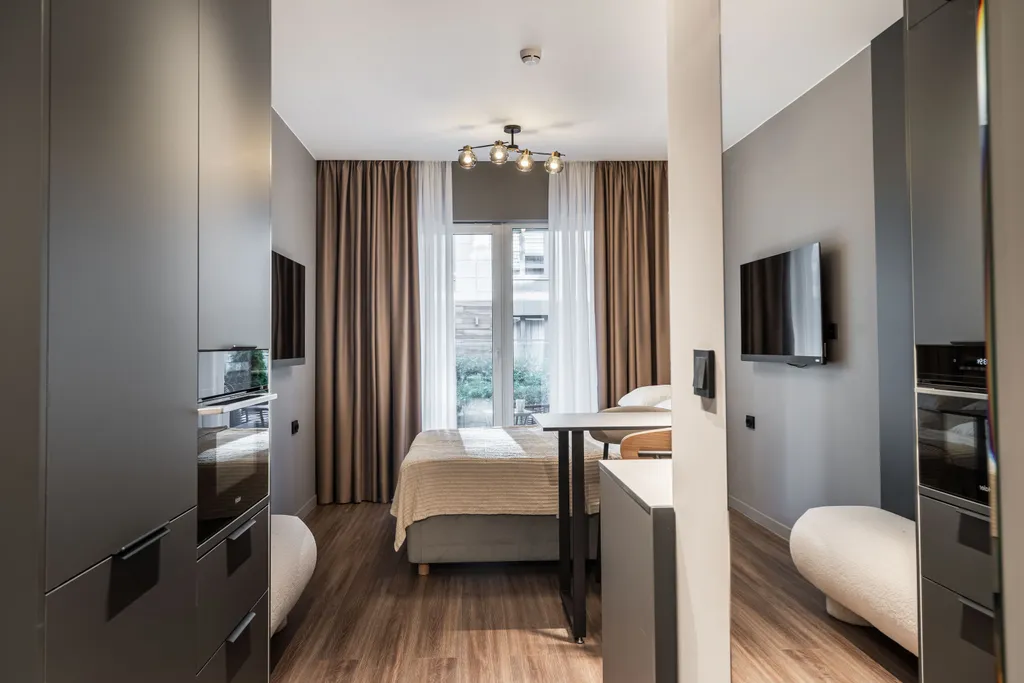 Апартаменты 3Roomz с бассейном и спортзалом