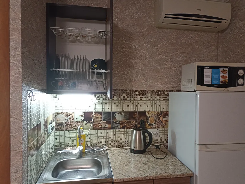 Семейный номер с кухней с выходом на террасу