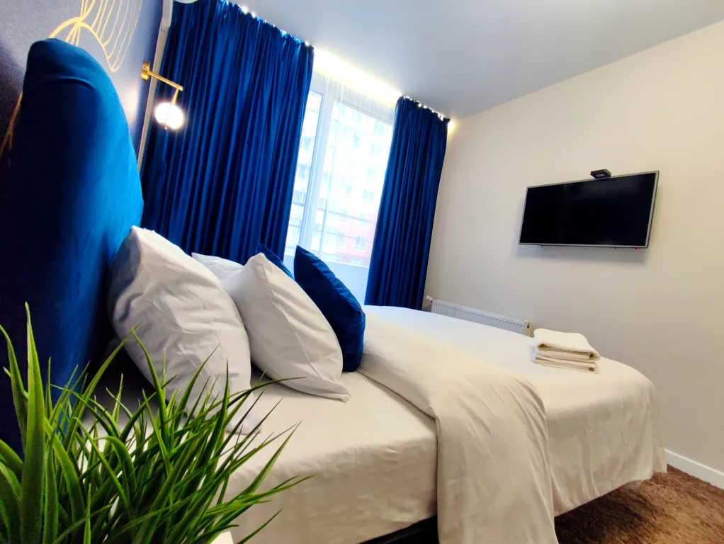 Квартира Квартира Люкс в синих тонах возле Ашана — Симферополь