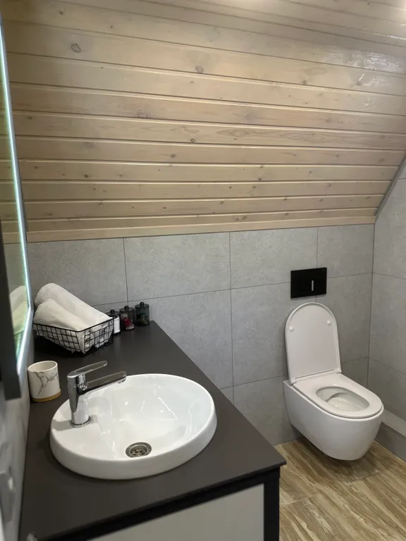 Уютный новый дом А-frame Седьмой берег