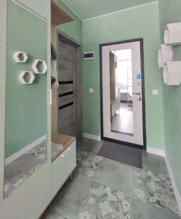 Стильная оливковая студия