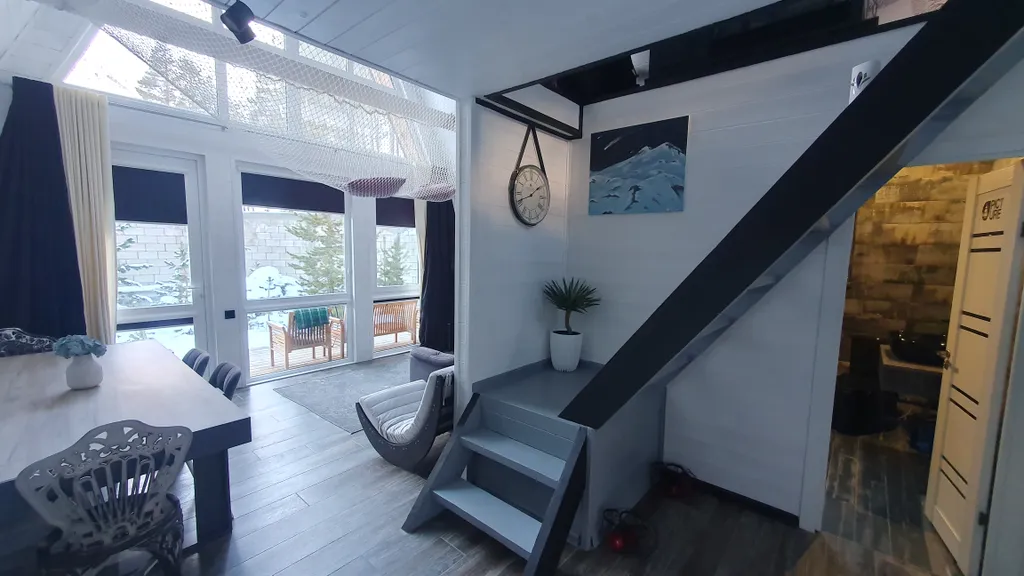 Коттедж A-frame 100кв.м. 1км до горнолыжных трасс Эльбруса.