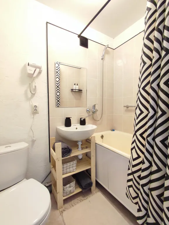 Однокомнатные светлые апартаменты