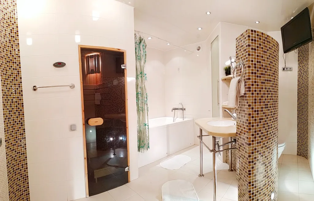 Просторные апартаменты Апарт-Комфорт с сауной и рабочим кабинетом