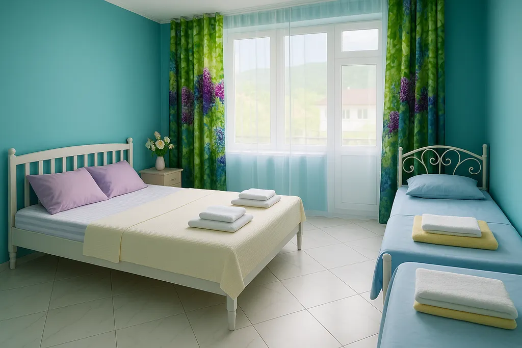 Полулюкс с балконом-террасой и панорамным видом на горы