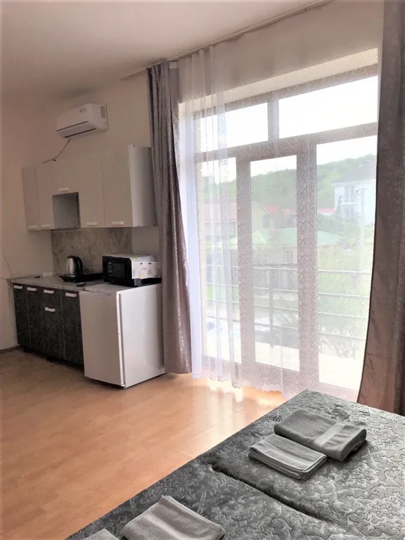 Уютная студия с видом на горы