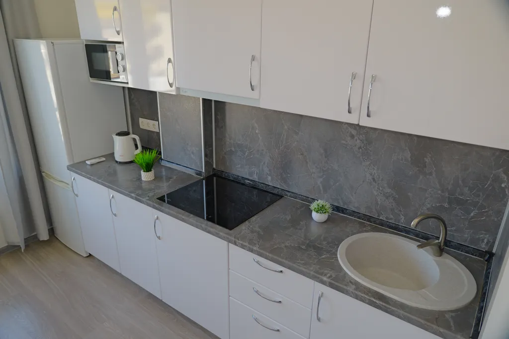 Лаконичная квартира, до моря 3 минуты пешком