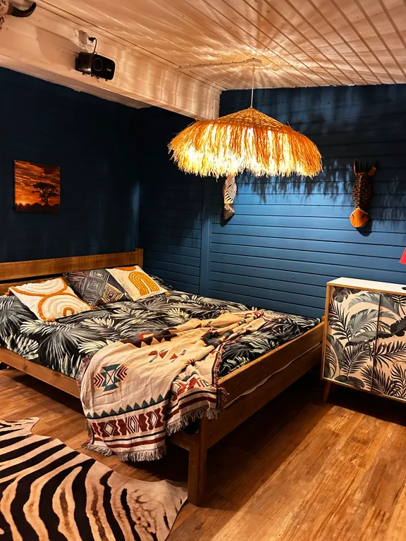 Африканский бунгало с банным чаном