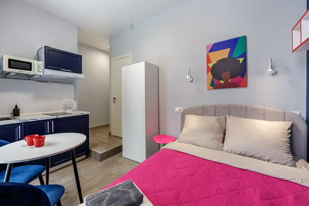 Квартира Квартира Студия в 5 минутах от метро Водный стадион — Москва