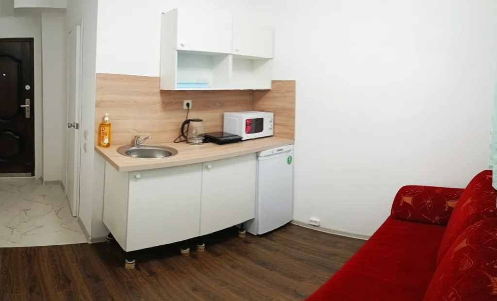 Компактная студия с двуспальным диваном у станции МЦД4 Железнодорожная