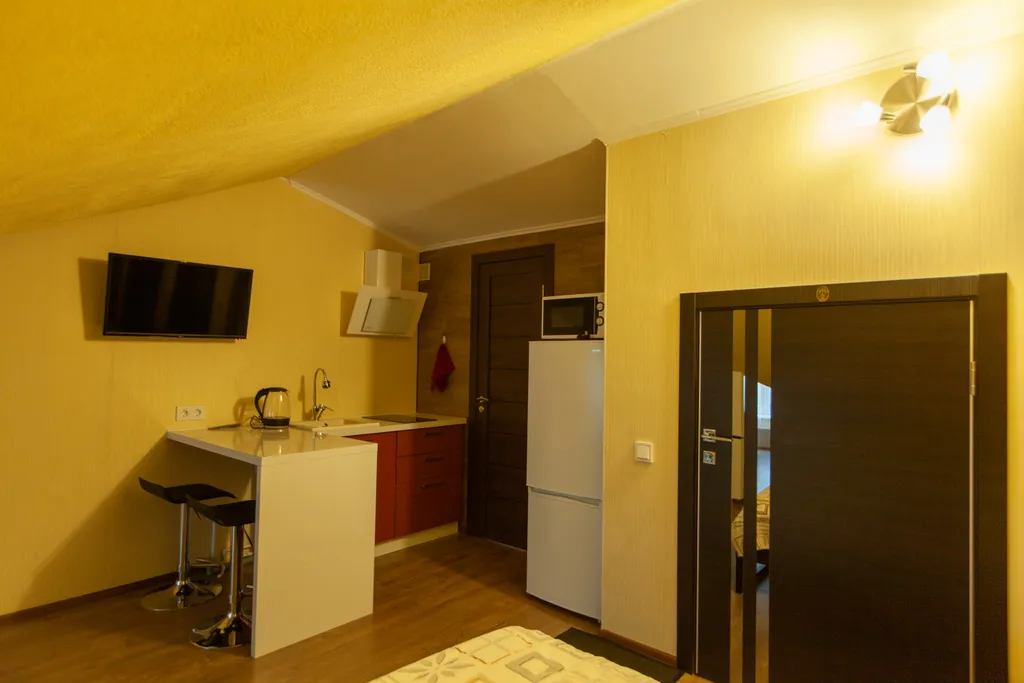 Квартира студия на мансарде