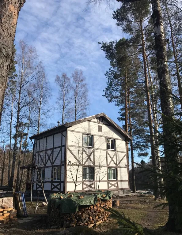 Комфортный дом на острове с видом на Ладожское озеро