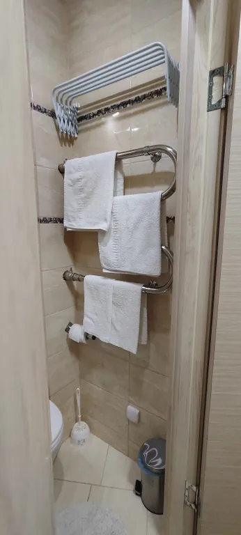 Уютная студия в центре города с красивым видом из окна