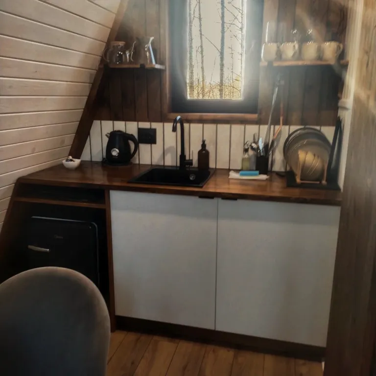 Коттедж Панорамный домик в стиле афрейм на Вуоксе — Кротово