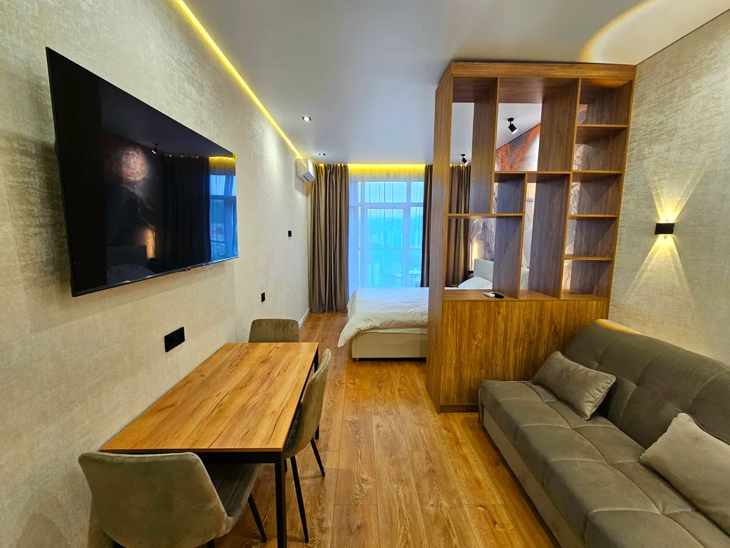 Квартира-студия с видом на парк и море — аренда посуточно в Дагомыс