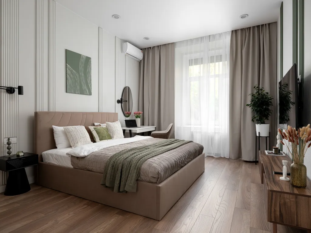 Просторная квартира у Патриарших с проектором