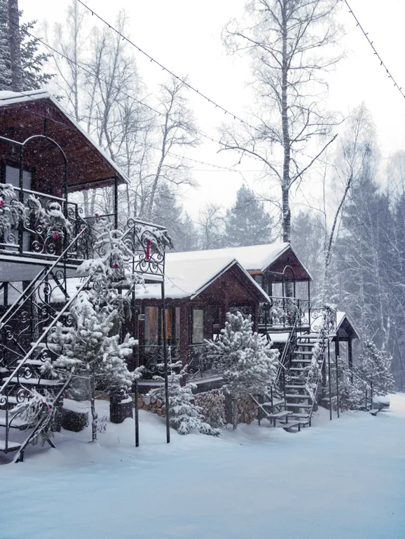 Уютный домик в чаще леса