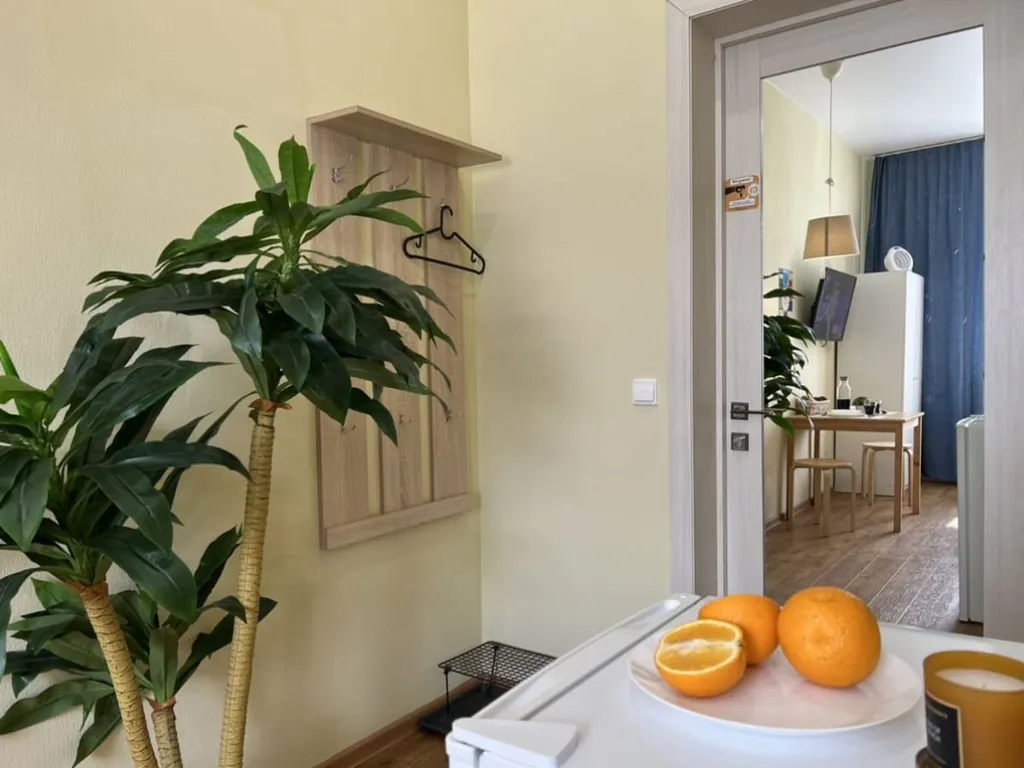 Комфортная студия для проживания двоих гостей около метро