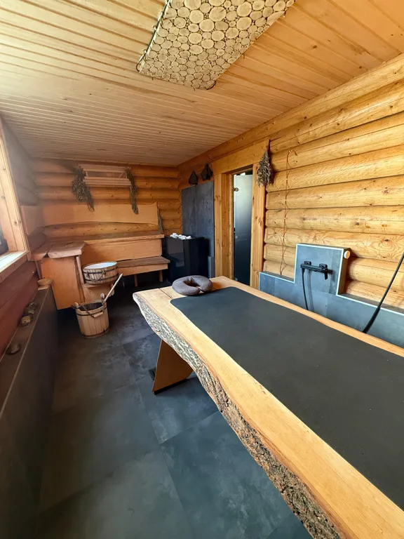 Комфортабельный дом из сруба в живописном месте