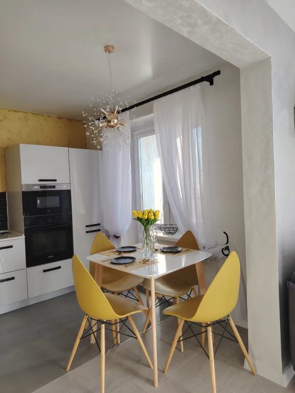 Уютная дизайнерская квартира с прекрасным видом