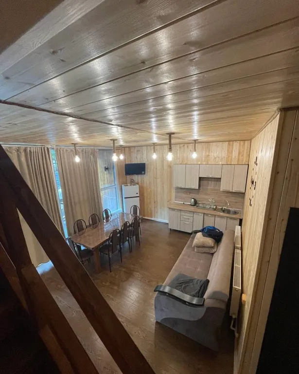 БарнХаус с видом на лес и горы