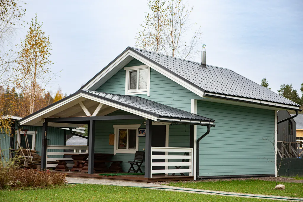 Коттедж с баней