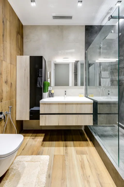 38 этаж, стильные апартаменты с приватным парком