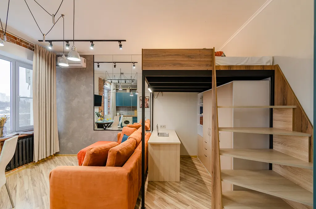 Квартира в стиле лофт в центре города