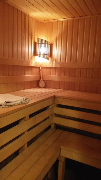 Дом шале с сауной и уличным бассейном